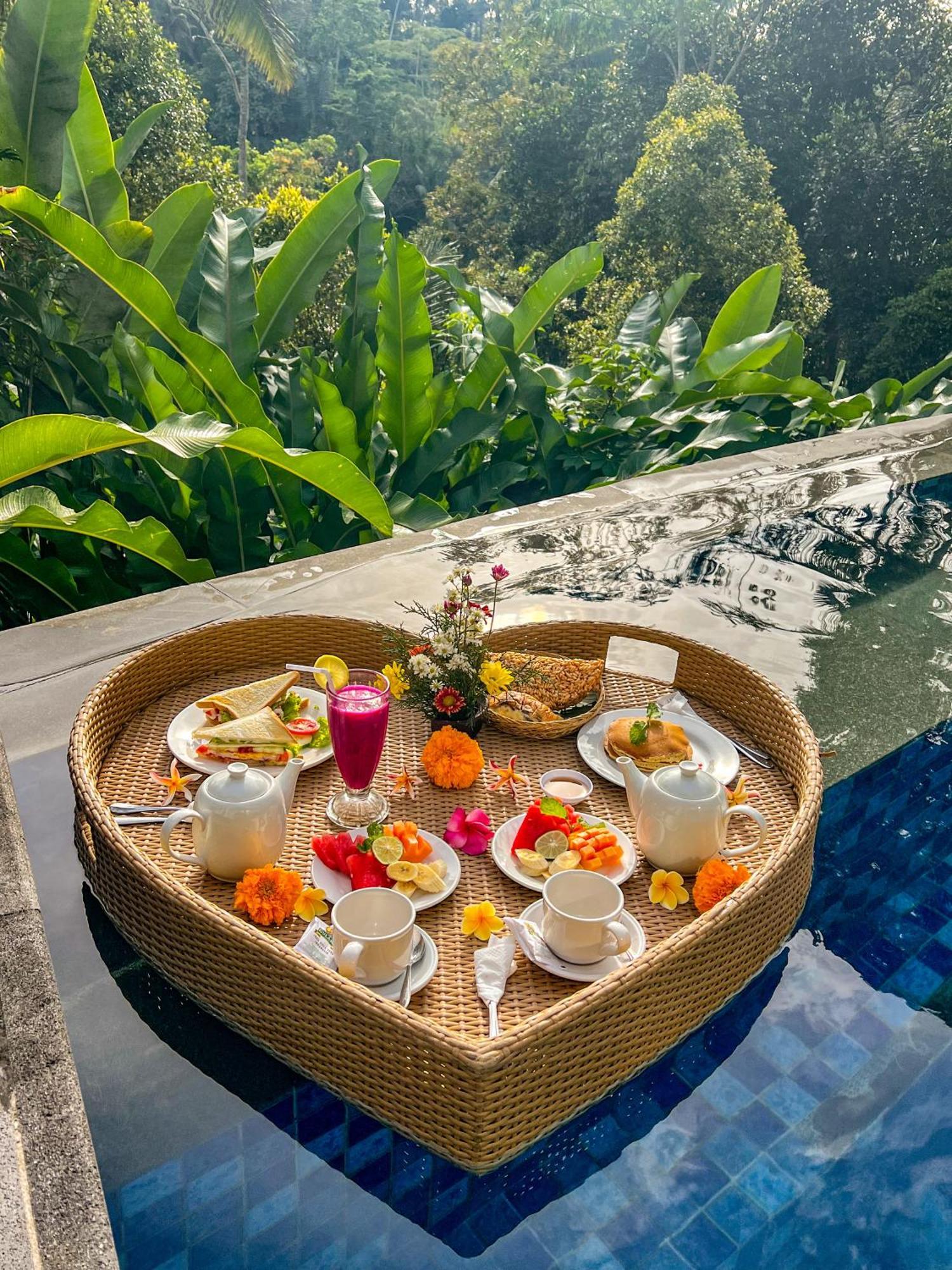 Ferienwohnung Made Punia'S Jungle Ubud Exterior foto