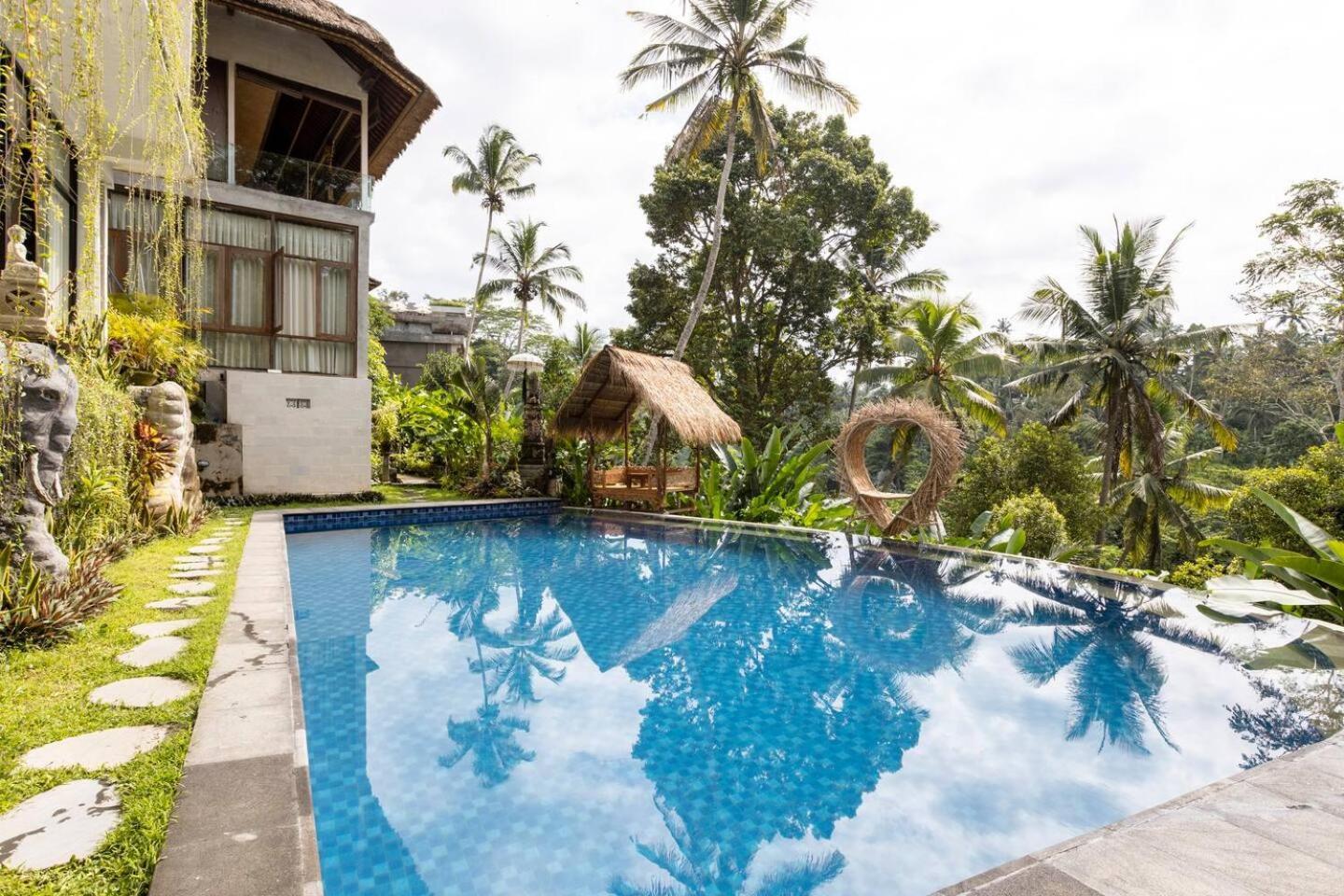 Ferienwohnung Made Punia'S Jungle Ubud Exterior foto